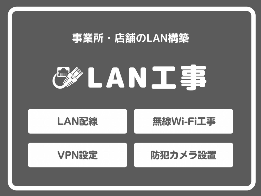 事務所・店舗のLAN工事